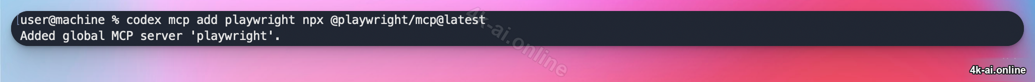 playwright-mcp-add-command